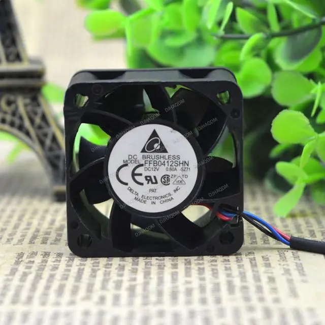 Alt view image 2 of 5 - Compatible for Delta FFB0412SHN 12V 0.6A 4cm 4028 3-Wire Cooling Fan