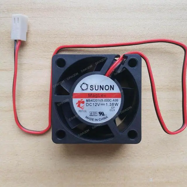 Main image of Compatible for SUNON MB40201VX-000C-A99 12V 1.38W 40x40x20mm 4020 2-Wire Cooling Fan