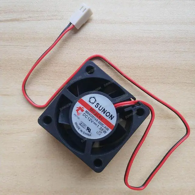 Alt view image 2 of 5 - Compatible for SUNON MB40201VX-000C-A99 12V 1.38W 40x40x20mm 4020 2-Wire Cooling Fan