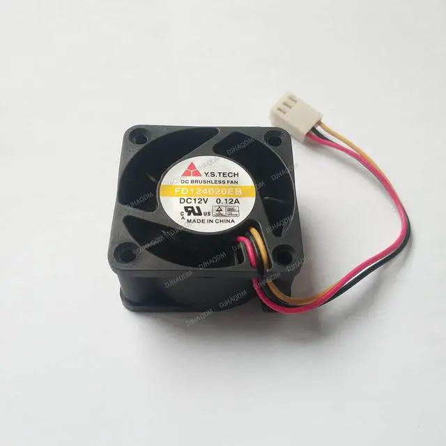 Alt view image 2 of 5 - Compatible for Y.S.TECH FD124020EB 12V 0.12A 4020 40x40x20mm 3-Wire Cooling Fan