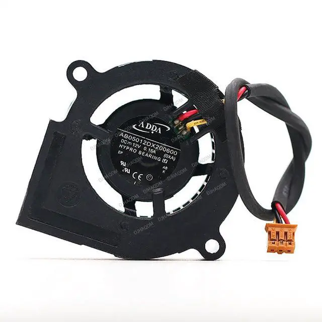 Alt view image 3 of 5 - Compatible for ADDA AB05012DX200600 12V 0.15A 5020 5CM Turbo 3-Wire Cooling Fan