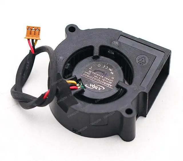 Alt view image 5 of 5 - Compatible for ADDA AB05012DX200600 12V 0.15A 5020 5CM Turbo 3-Wire Cooling Fan