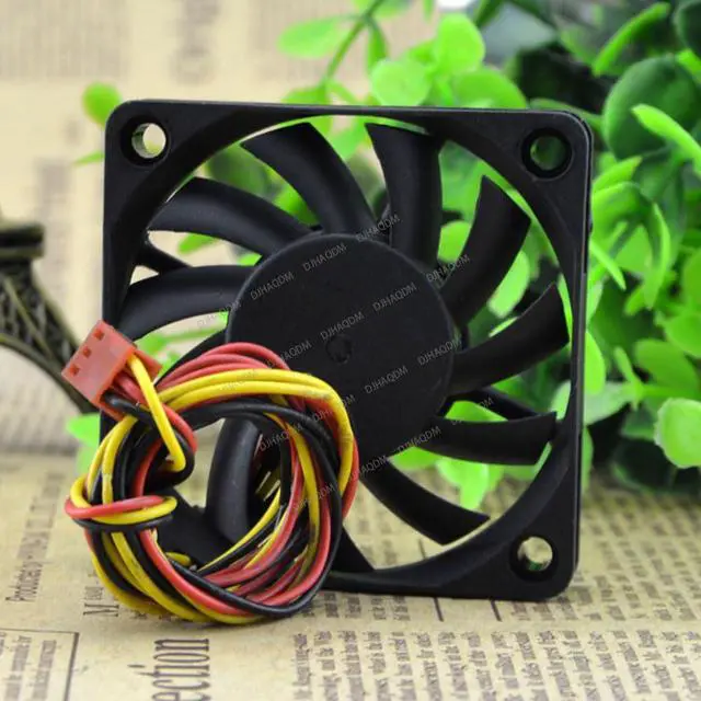 Alt view image 5 of 5 - Compatible for BI-Sonic BP601012H 12V 0.21A 6CM 6010 3-Wire Cooling Fan