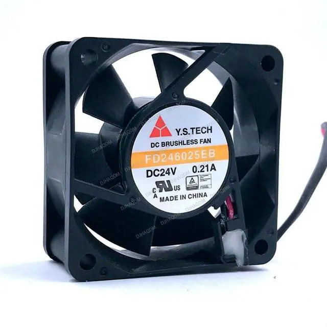 Main image of Compatible for Y.S.TECH FD246025EB 24V 0.21A 60x60x25mm 6025 2-Wire Cooling Fan