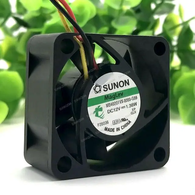 Alt view image 3 of 4 - Compatible for SUNON MB40201VX-0000-G99 12V 1.38W 40x40x20mm 4020 3-Wire Cooling Fan