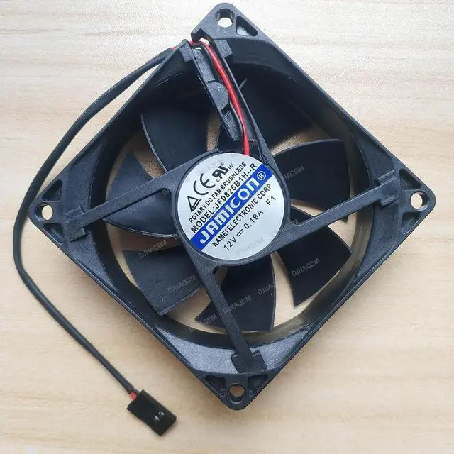 Alt view image 2 of 5 - Compatible for JAMICON JF0825B1H-R 12V 0.19A 8025 2-Wire Cooling Fan