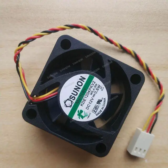 Alt view image 2 of 5 - Compatible for SUNON KDE1204PKV2 12V 0.6W 4020 40x40x20mm 3-Wire Cooling Fan