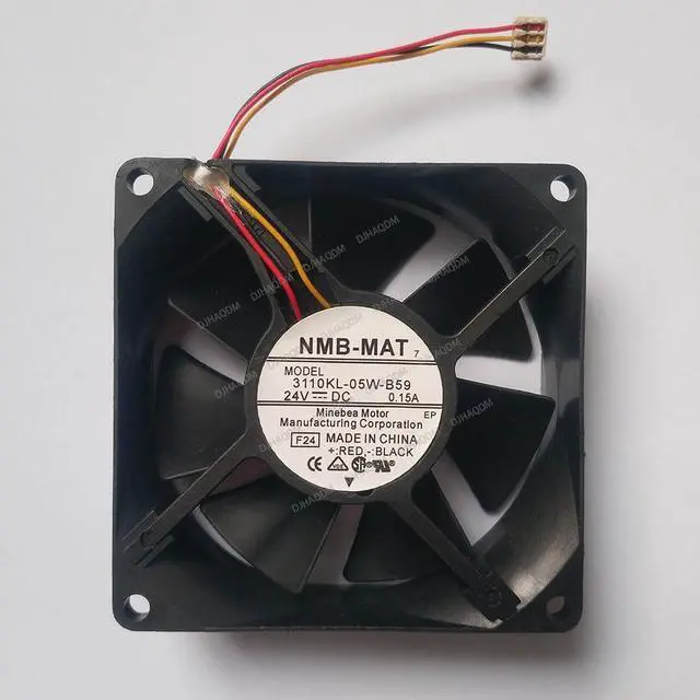 Main image of Compatible for NMB-MAT 3110KL-05W-B59 24V 0.15A 8025 80x80x25mm 3-Wire Cooling Fan