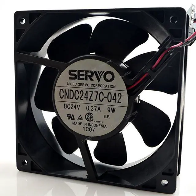 Alt view image 2 of 4 - Compatible for SERVO CNDC24Z7C-042 24V 0.37A 9W 12038 2-Wire Cooling Fan