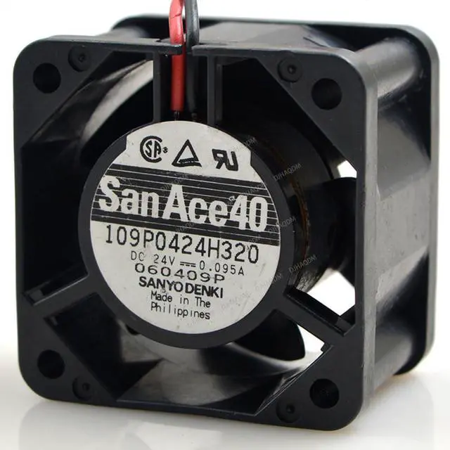 Main image of Compatible for SanAce40 109P0424H320 24V 0.095A 4cm 4028 2-Wire Cooling Fan