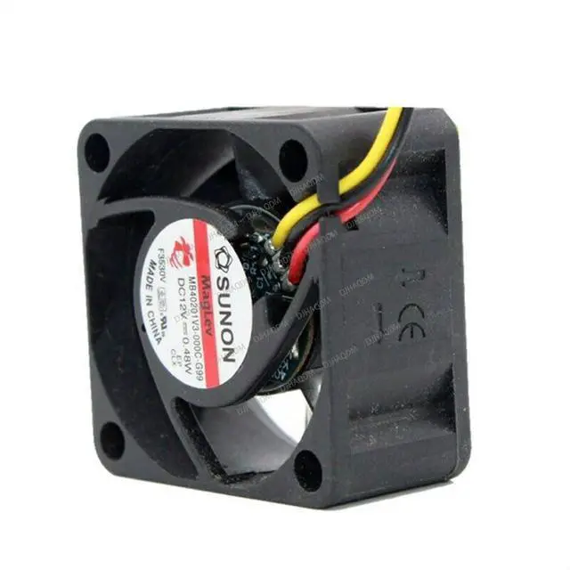 Alt view image 3 of 4 - Compatible for SUNON MB40201V3-000C-G99 12V 0.48W 40x40x20mm 4020 3-Wire Cooling Fan