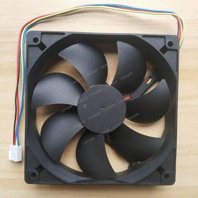 Alt view image 4 of 5 - Compatible for AVC DA12025B12L 12V 0.30A 12cm 12025 4-Wire Cooling Fan