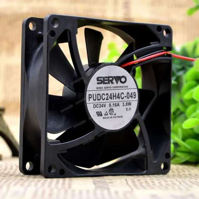 Alt view image 3 of 5 - Compatible for SERVO PUDC24H4C-049 24V 0.16A 3.8W 8025 2-Wire Cooling Fan