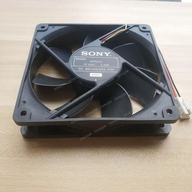 Alt view image 2 of 5 - Compatible for Sony SFF21C PS62C 12V 0.24A 120x120x25mm 3-Wire Cooling Fan