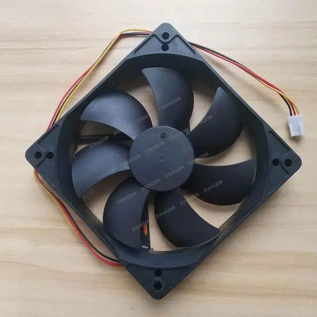 Alt view image 5 of 5 - Compatible for A12025-12CB-3BN-F1 12V 0.16A 120x120x25mm 12025 2-Wire Cooling Fan