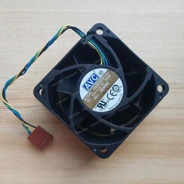 Alt view image 2 of 5 - Compatible for AVC DS06025B12U 12V 0.7A 60x60x25mm 4-Wire Cooling Fan