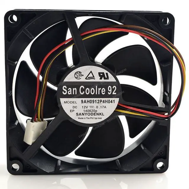 Main image of Compatible for SANYO 9AH0912P4H041 12V 0.17A 9cm 9225 4-Wire Cooling Fan