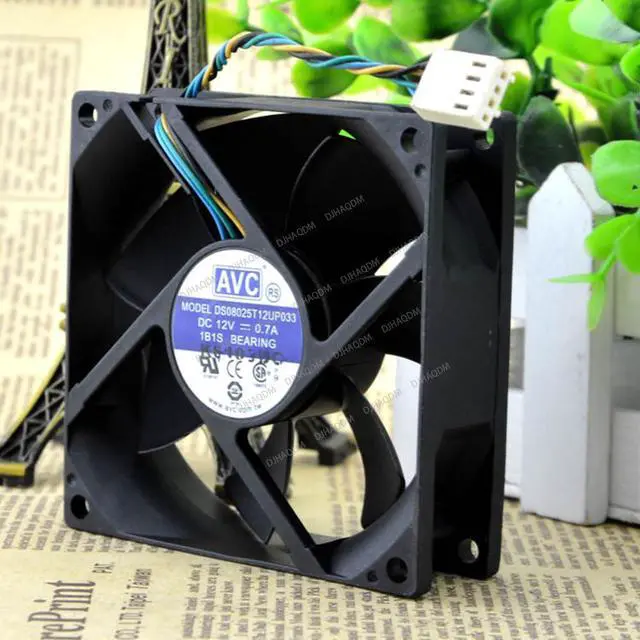 Main image of Compatible for AVC DS08025T12UP033 12V 0.7A 8cm 8025 4-Wire Cooling Fan