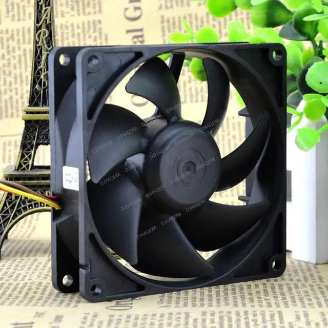 Alt view image 4 of 5 - Compatible for San Cooler 92 9AH0912P4H041 12V 0.17A 9225 92x92x25mm 4-Wire Cooling Fan