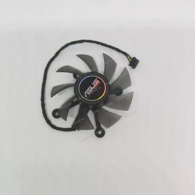 Alt view image 2 of 2 - Compatible for Asus FD8015U12S 12V 0.5A HD6770 HD6850 4-Wire Card Fan