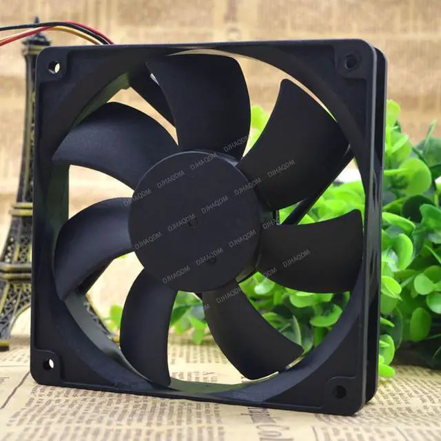 Alt view image 5 of 5 - Compatible for ADDA AD1224UB-A72GL 24V 0.25A 12cm 12025 3-Wire Cooling Fan