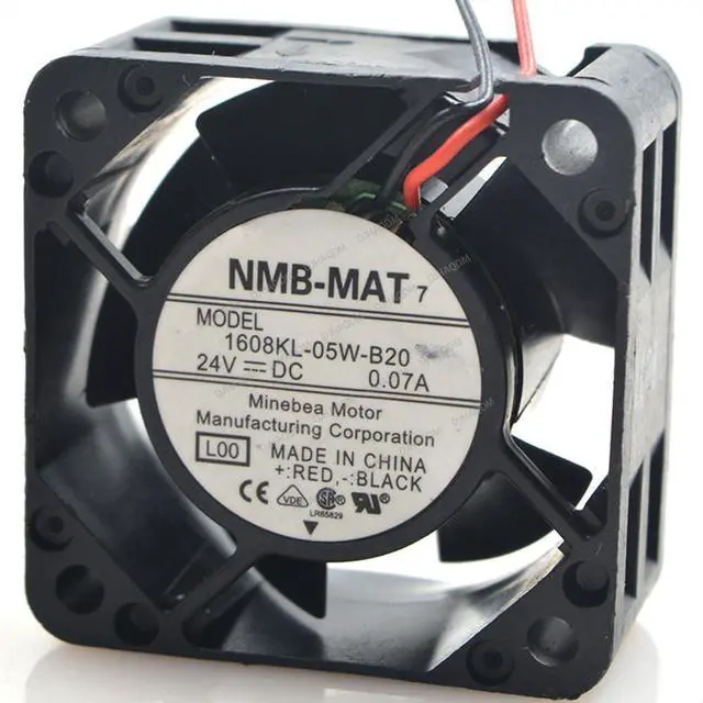 Alt view image 2 of 4 - Compatible for NMB-MAT 1608KL-05W-B20 24V 0.07A 4020 4cm 2-Wire Cooling Fan