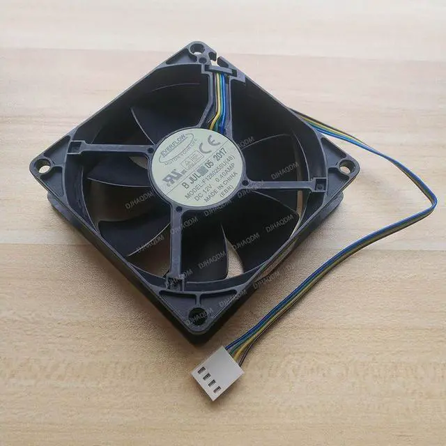 Alt view image 3 of 5 - Compatible for EVERFLOW F128025SU 12V 0.40A 80x80x25mm 8025 4-Wire Cooling Fan