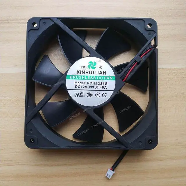 Main image of Compatible for XINRUILIAN RDH1225S 12V 0.40A 120x120x25mm 12025 2-Wire Cooling Fan