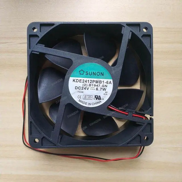 Main image of Compatible for SUNON KDE2412PMB1-6A 24V 6.7W 120x120x38mm 12038 2-Wire Cooling Fan