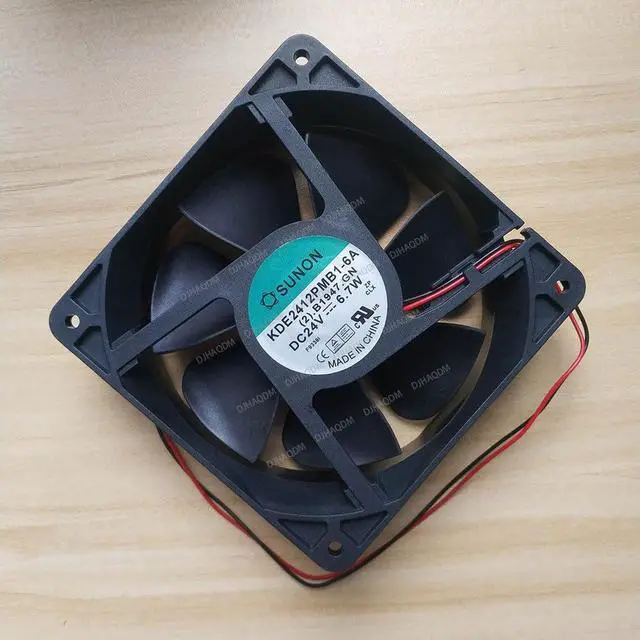 Alt view image 2 of 5 - Compatible for SUNON KDE2412PMB1-6A 24V 6.7W 120x120x38mm 12038 2-Wire Cooling Fan