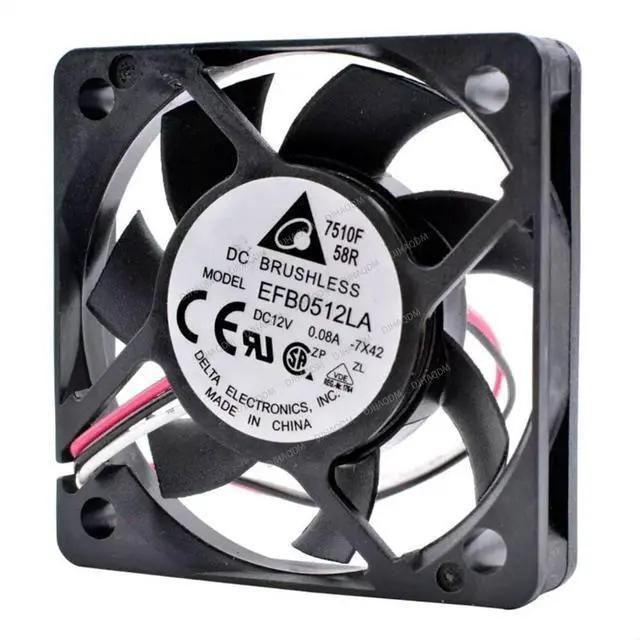 Main image of Compatible for Delta EFB0512LA 12V 0.08A 50x50x10mm 5010 3-Wire Cooling Fan
