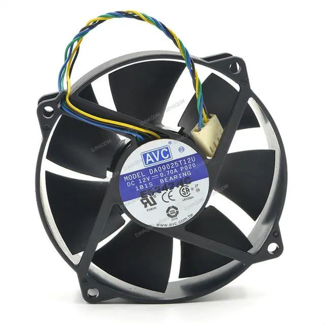 Main image of Compatible for AVC DA09025T12U 12V 0.70A 9cm 9025 4-Wire Cooling Fan