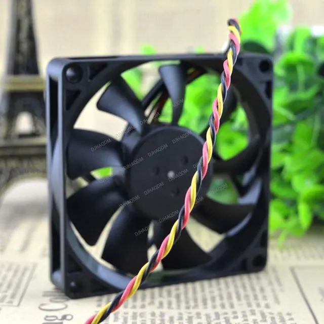 Alt view image 4 of 5 - Compatible for Foxconn PV801512MSPF0A 12V 0.4A 8015 80x80x15mm 3-Wire Cooling Fan