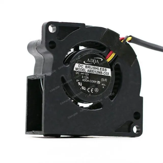 Alt view image 2 of 5 - Compatible for ADDA AB5012MB-C03 12V 0.12A 50x50x20mm 3-Wire Cooling Fan