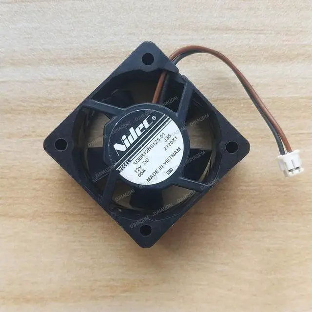 Alt view image 2 of 5 - Compatible for Nidec U30R12NS1Z5-51 12V 0.05A 3cm 3010 2-Wire Cooling Fan