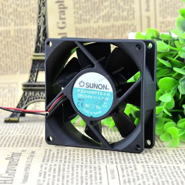 Main image of Compatible for SUNON KD2408PTS3-6 24V 1.7W 8025 2-Wire Cooling Fan