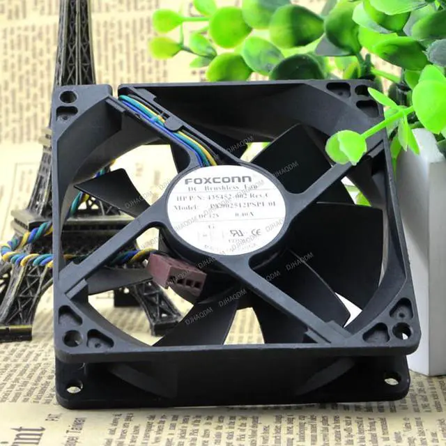 Alt view image 2 of 5 - Compatible for FOXCOON PV902512PSPF 0E 435452-002 12V 0.40A 9cm 9025 4-Wire Cooling Fan