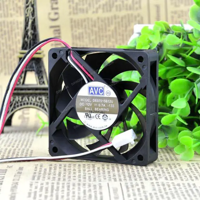 Main image of Compatible for AVC DE07015B12U 12V 0.7A 7cm 7015 3-Wire Cooling Fan