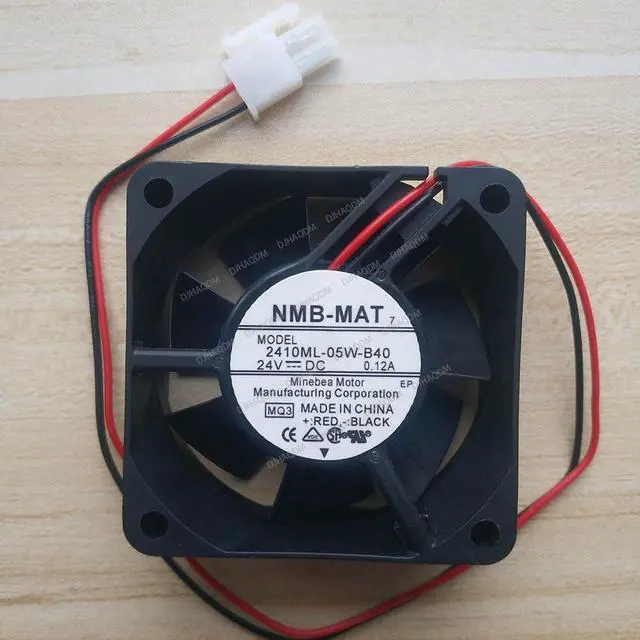 Main image of Compatible for NMB-MAT 2410ML-05W-B40 24V 0.12A 6025 2-Wire Cooling Fan