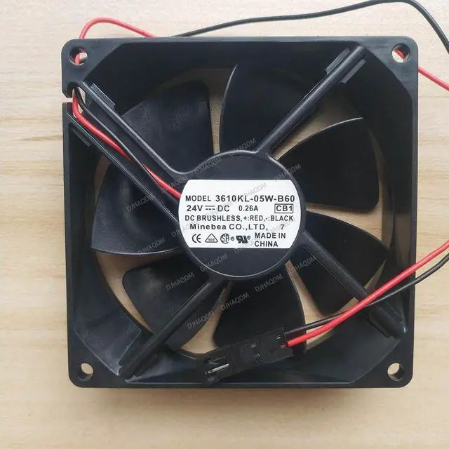 Main image of Compatible for NMB-MAT 3610KL-05W-B60 24V 0.26A 9025 2-Wire Cooling Fan