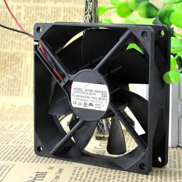 Main image of Compatible for NMB-MAT 3610KL-04W-B30 12V 0.20A 9cm 9225 2-Wire Cooling Fan