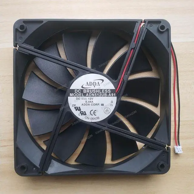Main image of Compatible for ADDA ADN512UB-A91 12V 0.44A 135x135x25mm 13525 2-Wire Cooling Fan