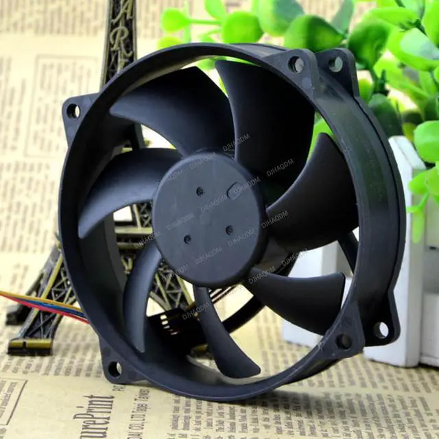 Alt view image 5 of 5 - Compatible for Delta AFB0912VH 12V 0.6A 9cm 9025 4-Wire Cooling Fan