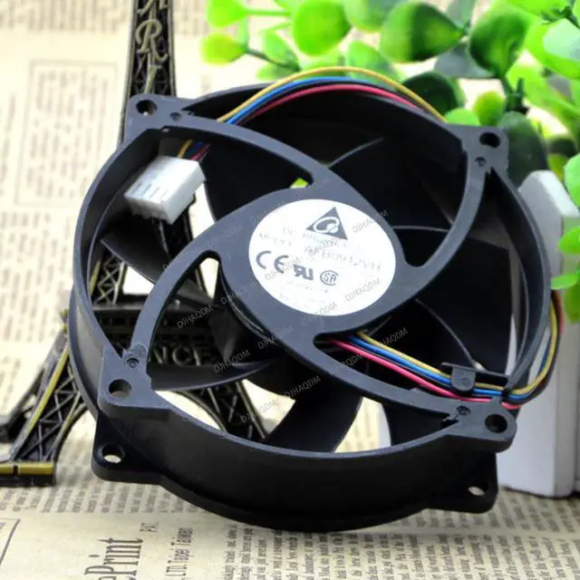 Alt view image 3 of 5 - Compatible for Delta AFB0912VH 12V 0.6A 9cm 9025 4-Wire Cooling Fan