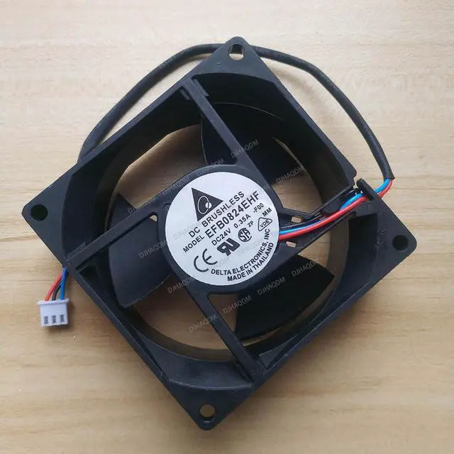 Alt view image 2 of 5 - Compatible for Delta EFB0824EHF 24V 0.35A 8cm 8032 3-Wire Cooling Fan
