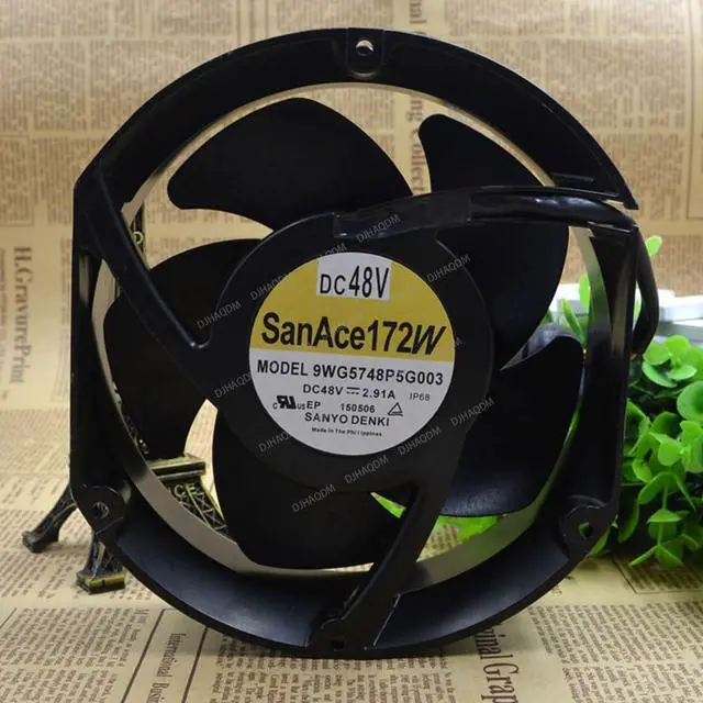 Alt view image 2 of 5 - Compatible for SANYO San Ace 172W 9WG5748P5G003 48V 2.91A 17251 4-Wire Cooling Fan