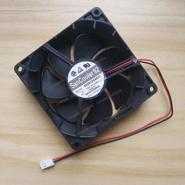 Alt view image 2 of 5 - Compatible for San Cooler 92 9A0912G4031 12V 0.39A 92mm 2-Wire Cooling Fan