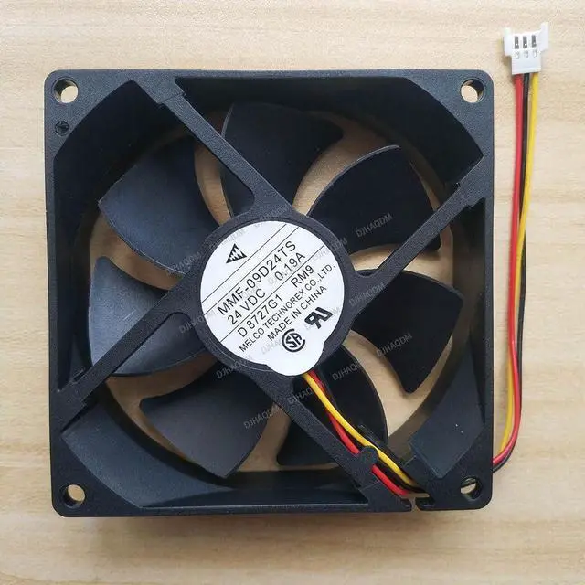 Main image of Compatible for Mitsubishi MMF-09D24TS RM9 MMF-09D24TS-RM9 24V 0.19A 3-Wire Cooling Fan