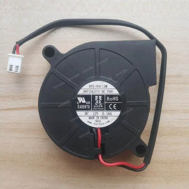 Main image of Compatible for DWPH EFS-05C12M 12V 0.16A 5015 50x50x15mm 2-Wire Cooling Fan