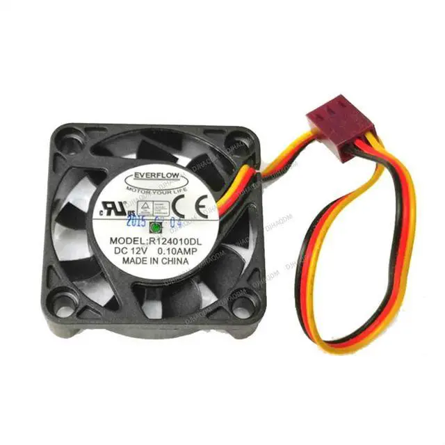 Main image of Compatible for EVERFLOW R124010DL 12V 0.1A 4010 4cm 3-Wire Cooling Fan